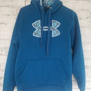 Underarmour men's medium loose blue digital camo